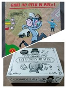 Dwie gry planszowe/towarzyskie Czterdziestolatek i Gnaj do celu w PRL-u