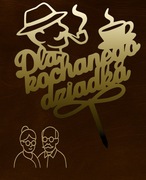 TOPER DZIEŃ DZIADKA, złoty, srebny, czarny połysk/mat