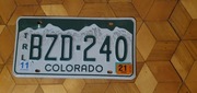 Colorado tablica rejestracyjna usa oryginal