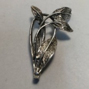 Polska Secesja BROSZKA srebro