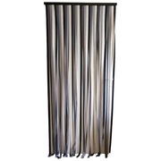 Zasłona do drzwi paski foliowe szare 100cm x 200cm 