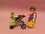 Playmobil zestaw Mama z wózkiem 