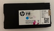 HP WKŁAD TUSZ 711 CYAN CZ126S SETUP ORYGINAŁ PUSTY