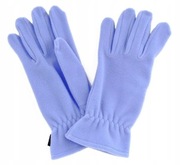 Rękawice polarowe damskie Hauer Micro roz. L - niebieskie