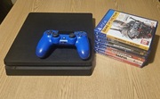 playstation 4 slim 1tb pad 7 gier zestaw ps4