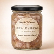 Boczek wiejski edycja słoikowa 300g (słoikówka) 100% mięsa 