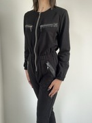 Czarny długi kombinezon z suwakami rozm. M Be First