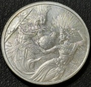 1oz Azteccy bogowie Aztec Gods Ometeotl  uncja srebra Sacred Shadows