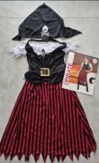 Nowy! Stroj Pirat Piratka kostium przebranie karnawał