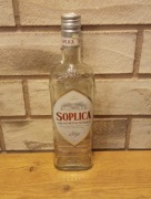 Pusta  półlitrowa butelka po wódce Soplica