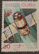 Znaczek pocztowy z Kuby - Stacja Meteorologiczna