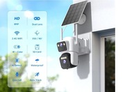 Kamera do monitoringu Wi-Fi PTZ Wbudowana bateria solar 8MP
