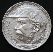 Brazylia 2000 reis 1935 - książę CAXIAS - srebro - stan 1/2