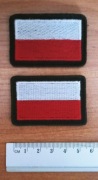 Flaga Polska - 3,5x5,5 cm 2 szt.