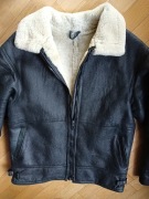 -40% Kurtka skórzana kożuchp XL pilotka skóra owcza sheelskin shearling