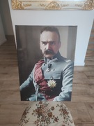 Obraz Józef Piłsudski obraz na płótnie duży 50/70 cm 