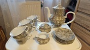 KAROLINA PORCELANA SERWIS MARMUREK KOMPLET KAWA/HERBATA
