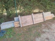 Podest drewniany 1,83m x 58cm + deski (5 szt.) 4m i 3m