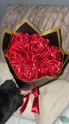 Bukiet z 7 czerwonych róż 