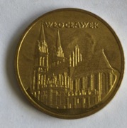 Moneta 2 zł kolekcjonerska Włocławek 2005 rok 