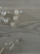 Naszyjnik Jablonex splecione perły z lat 80-tych