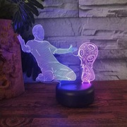 Lampka Led 3D dual color puchar prezent dla chłopca