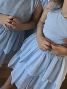 Sukienka dziecięca  R 110 Błękitna, lekka, zwiewna