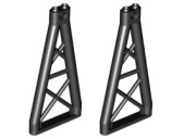 LEGO 2x Kratownica 1x6x10 Czarny 64449