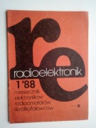 Radioelektronik miesięcznik 1/88  (spis treści na zdjęciu)