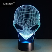 Kreatywna lampka nocna w kształcie kosmitów 3D