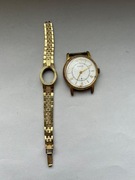 Stary zegarek pozłacany + bransoletka (radzieckie)- na części 