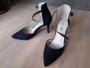 Szpilki czarne letnie DeeZee rozmiar 38