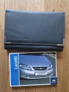CHEVROLET LACETTI Instrukcja Obsługi Książka Serwisowa Etui KOMPLET