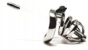 Stalowy pas cnoty Chastity cage 50mm oring + dilator