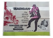Madigan Poster Plakat Kinowy Quad 1968 Rzadki