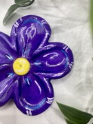 Podstawka na kadzidło fioletowy kwiat