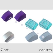 LEGO 30602 SKOS fioletowy srebrny niebieski trans niebieski piaskowy -7 szt