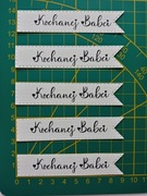 Papierowe scrapki - zestaw etykietek - Dzień Babci