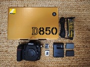 Nikon D850 (body). Mały przebieg, stan b.dobry, dodatki.