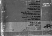 Katalog części deutz fahr M 2685, M 2780, M 2780 H