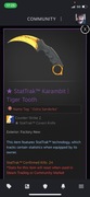 Karambit Tiger Tooth 