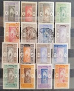 Kol.fr. DAHOMEY: 1913/15r. Mi 42 - 58 (-53) **/*/kas.