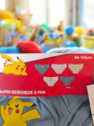 5 szt. majtki chłopięce Pokemon 98-104 cm