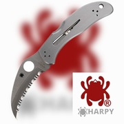 Nóż Spyderco Harpy Stainless Steel, Satin Spyderedge VG-10 (C08S)