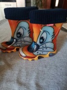 Kalosze dziecięce ocieplane firma Demar roz 26/27