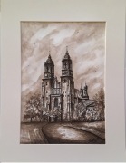 Akwarela - katedra poznańska