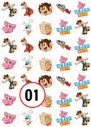 Pan Opłatek na tort - MUFFINKI WOJAN TEAM A4