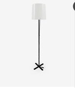 Barlast Lampa stojaca Ikea 150cm czarna