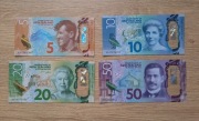 Nowa Zelandia zestaw banknotów UNC