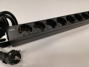 Listwa zasilająca PDU rack mocna 16A 3m 9 gniazd przedłużacz